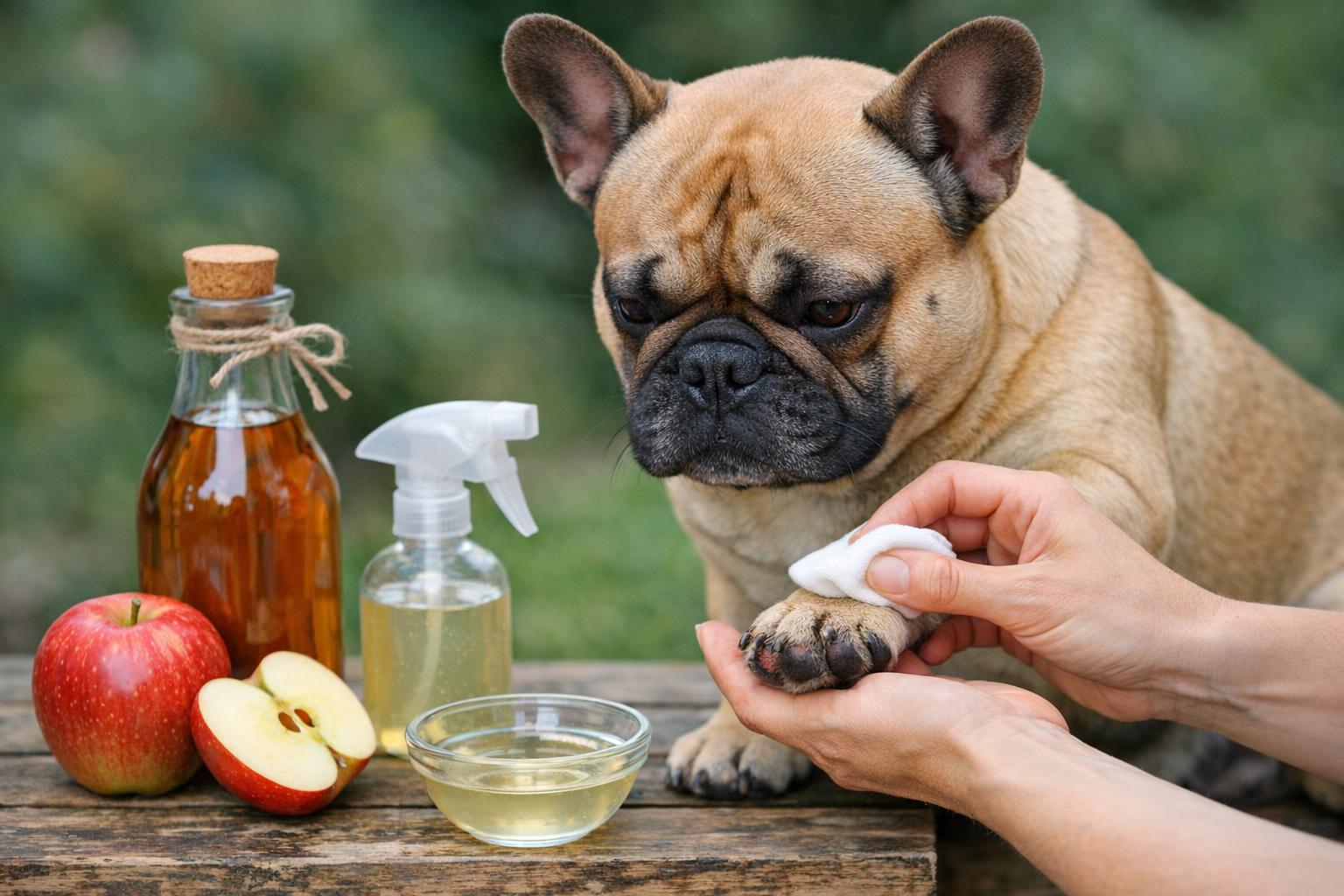 Itching Rescue: Apple Cider Vinegar for Itchy Dog Paws