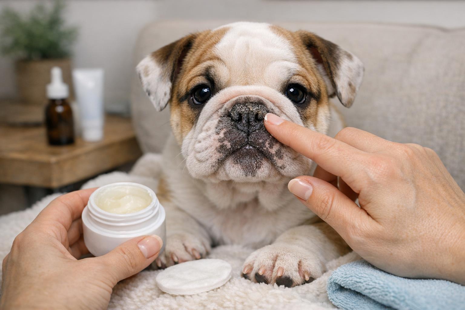 Dry Skin Solutions for Dry Nose on a Puppy at Home
