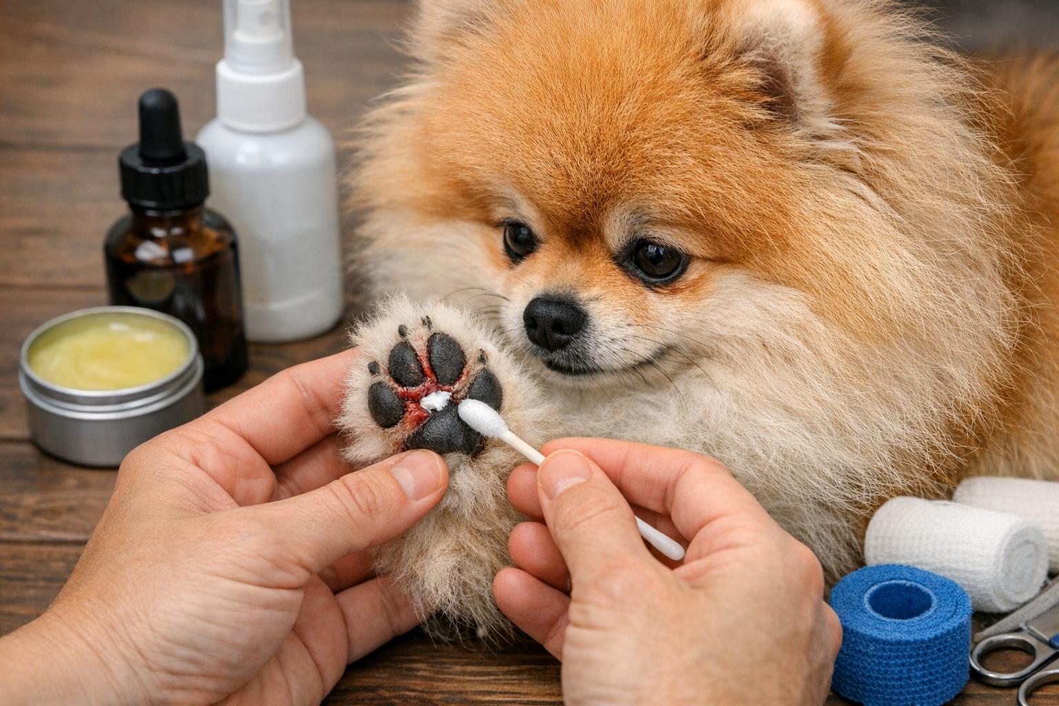 Cracked Pads Style Remedies for Dog Split Paw Pad Open Tips