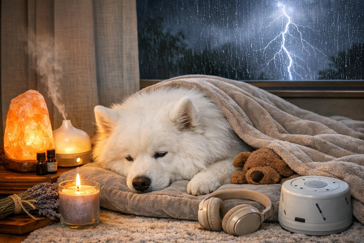 Calm Home Remedies For Noise Anxiety Dog Scared Of Thunder