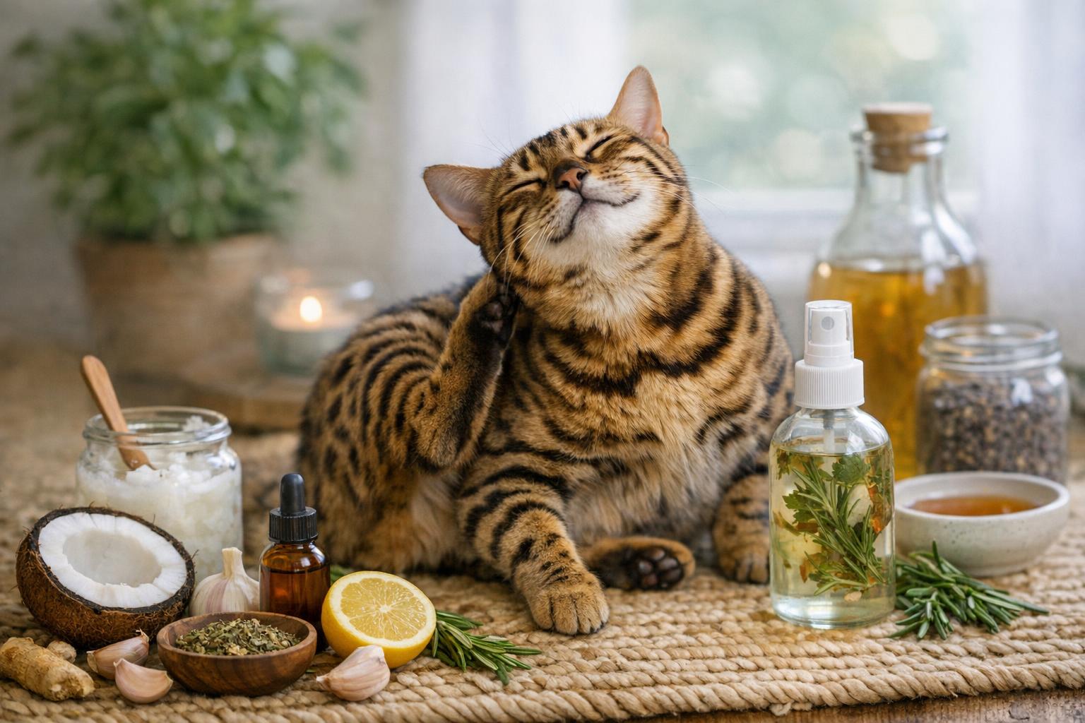 Flea-Friendly Home Remedies: Treatment For Cat Flea Allergy