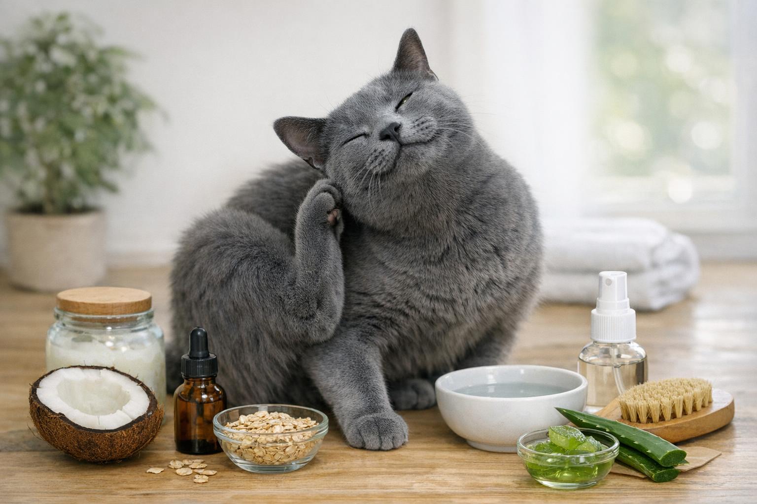 Itchy Cat? Quick Home Remedies For Cat Scratch Itch Relief