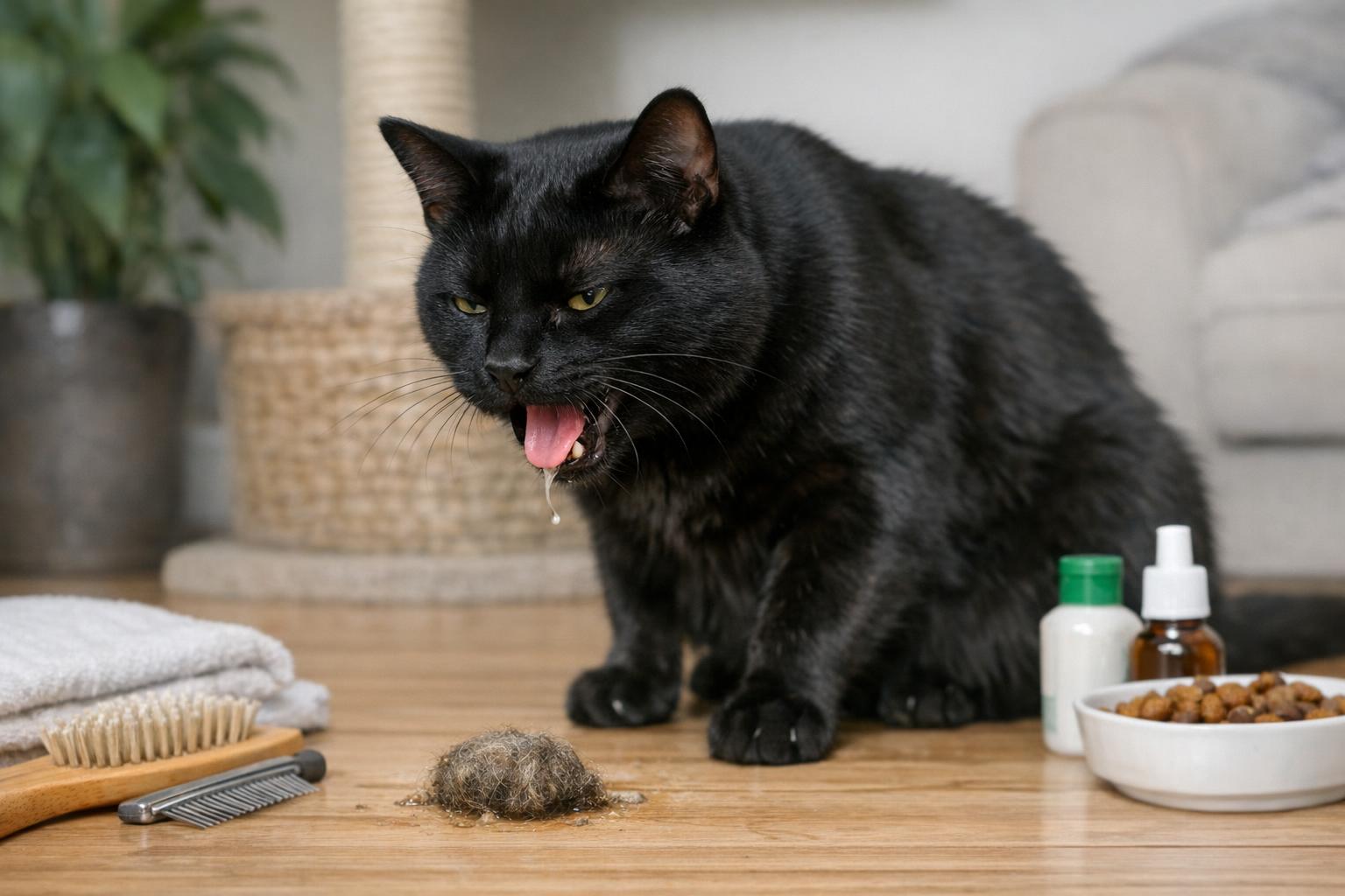 Hairball Support Cat Furball Treatment Tips Remedies