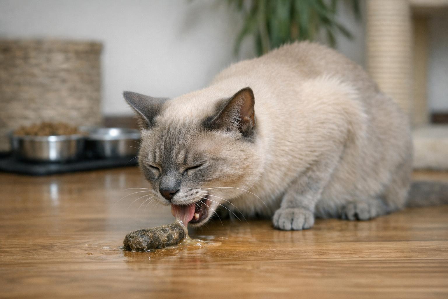 Hairball Support Tips For Cat Puking Up Hairballs Naturally