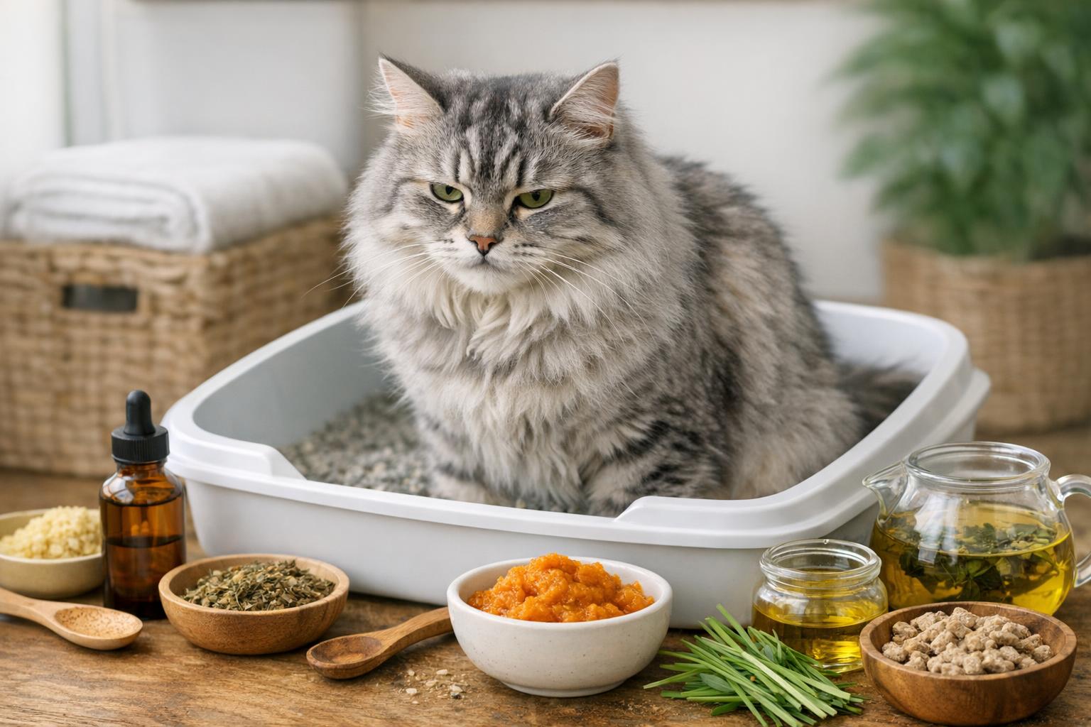 Cat Constipation Symptoms: Natural Home Remedies for Pets