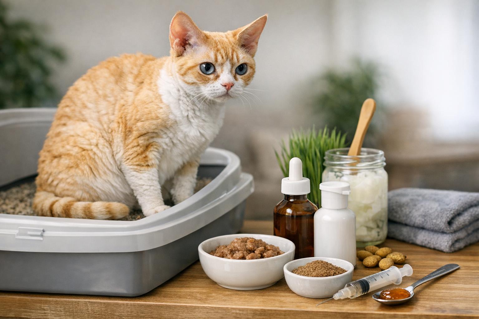 Constipation Care For Cats: Cat Not Pooping Remedies