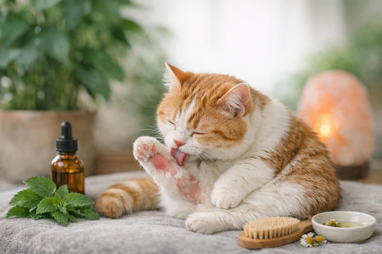 A Gentle Guide To Reducing Cat Overgrooming Naturally