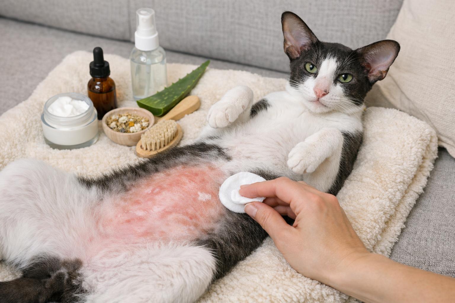 Cat Overgrooming Belly Remedies: Gentle DIY Care At Home