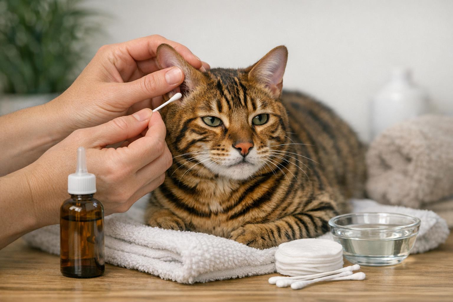 Gentle Ear Cleaning Guide Ear Wash For Cats Homemade