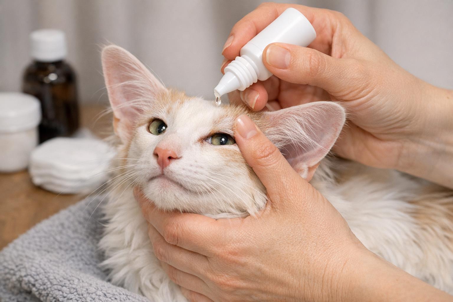 Eye Care Guide: Antibiotic Eye Drop for Cats at Home