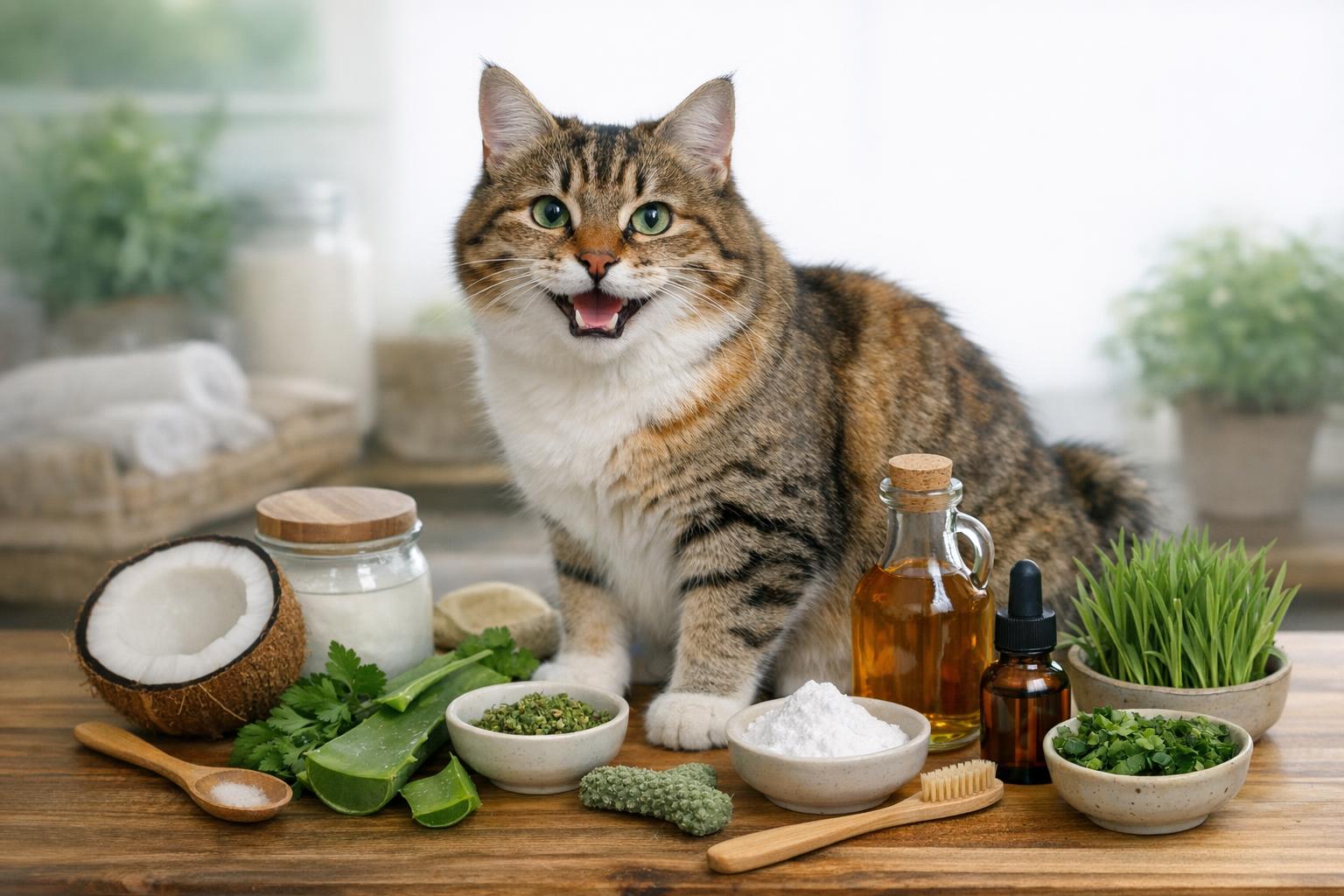 Natural Home Remedies for Feline Dental Problems at Home