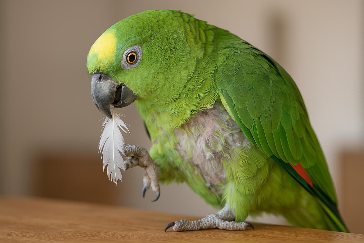 Parrot Plucking Feathers: Simple Home Remedies That Help