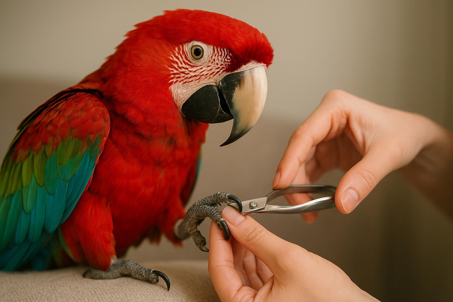 Gentle Bird Nail Cutting: At-Home Nail Care Tips Today