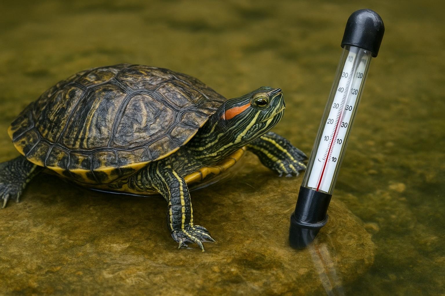 Temperature Style: Red Eared Slider Turtle Water Temp Care