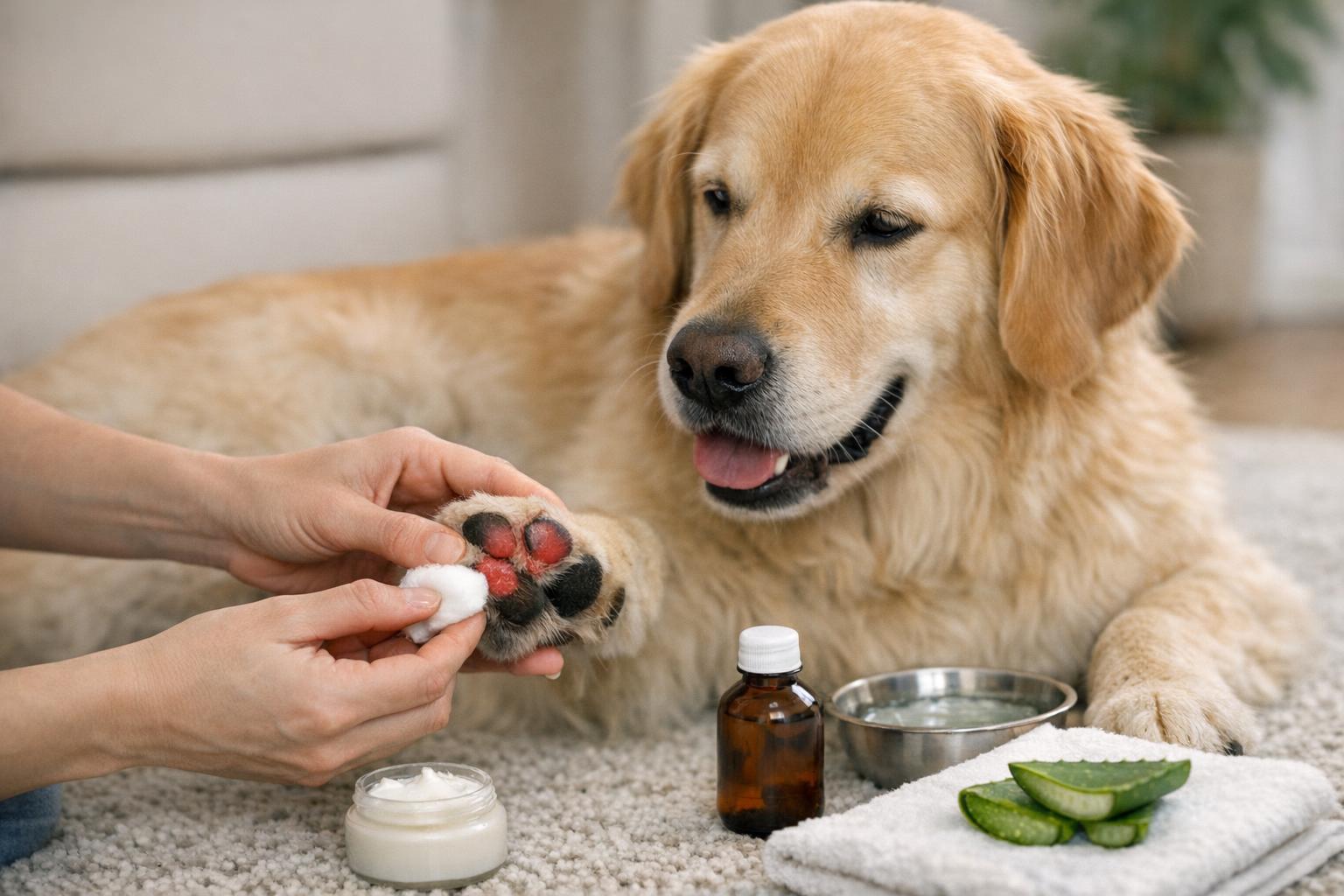 Gentle Guide: Dog Paw Redness Home Remedy For Irritation