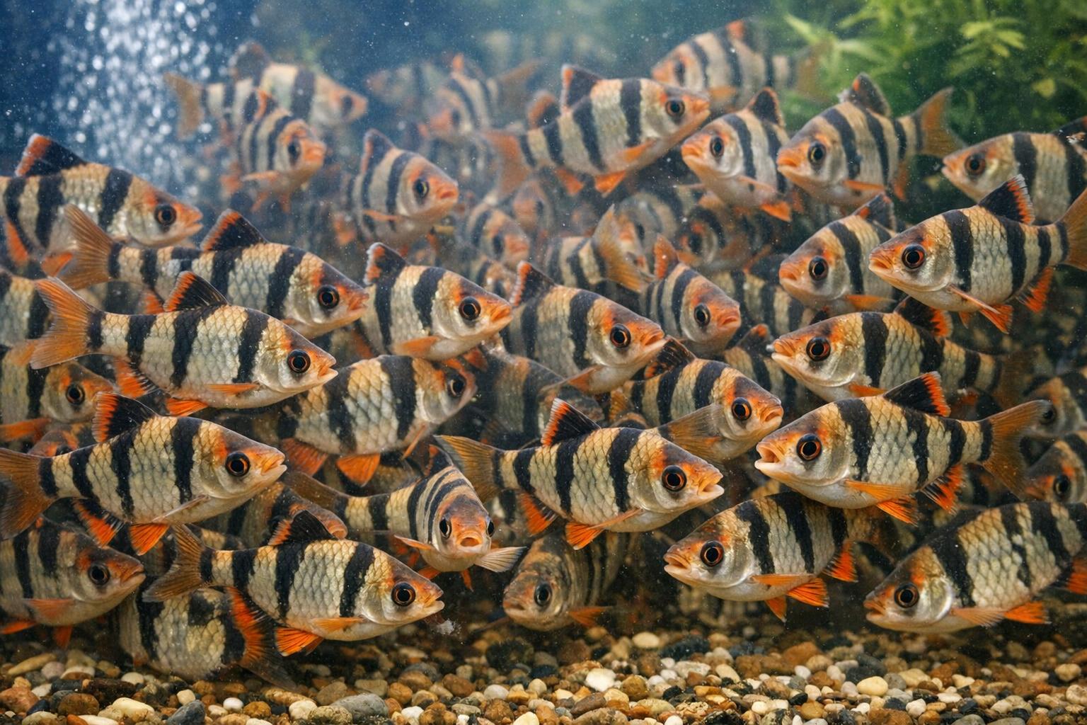 Overcrowding Stress In Aquarium Fish Affects Behavior