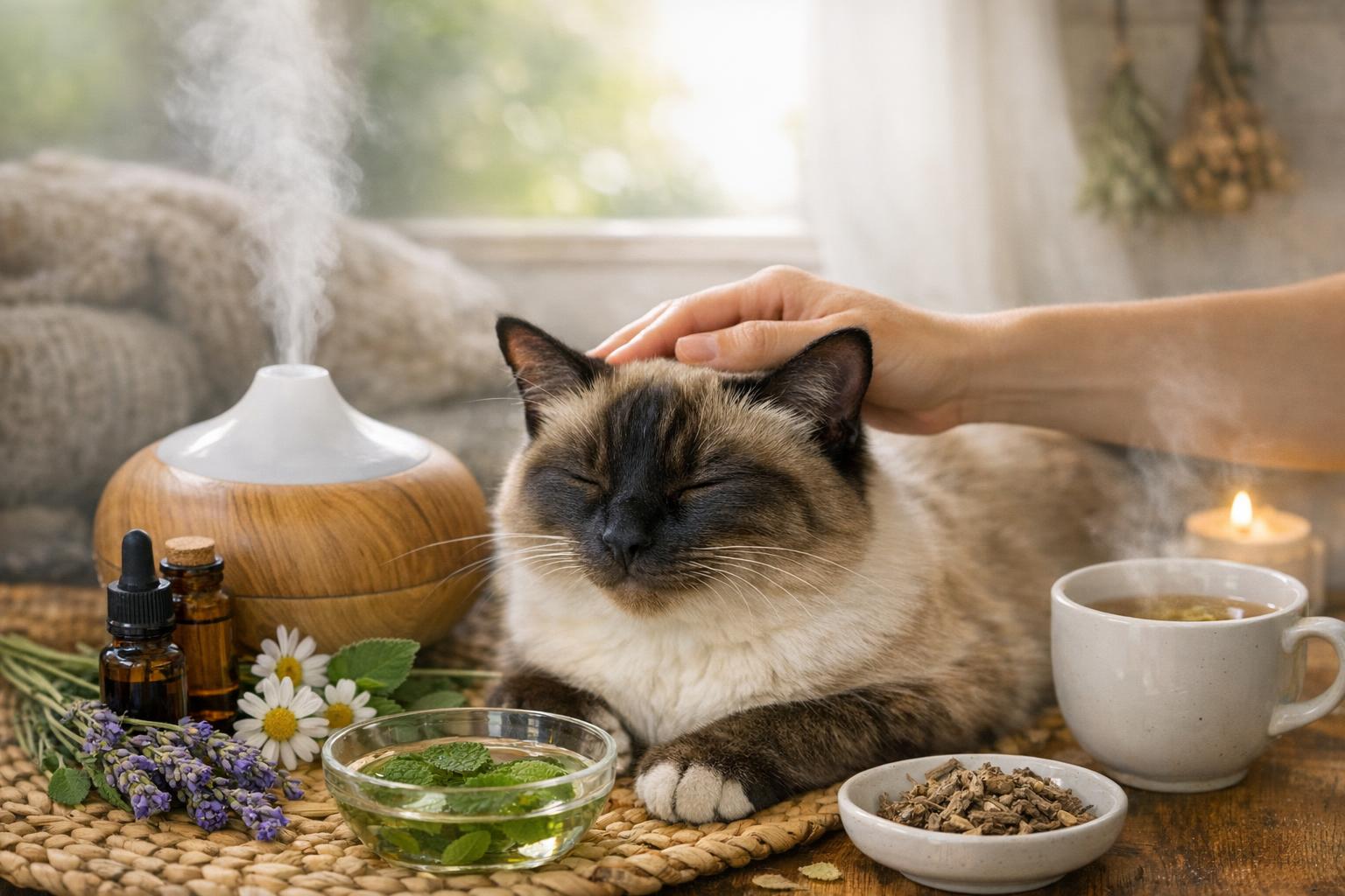 Natural Stress Relief for Cats Through Gentle Home Remedies