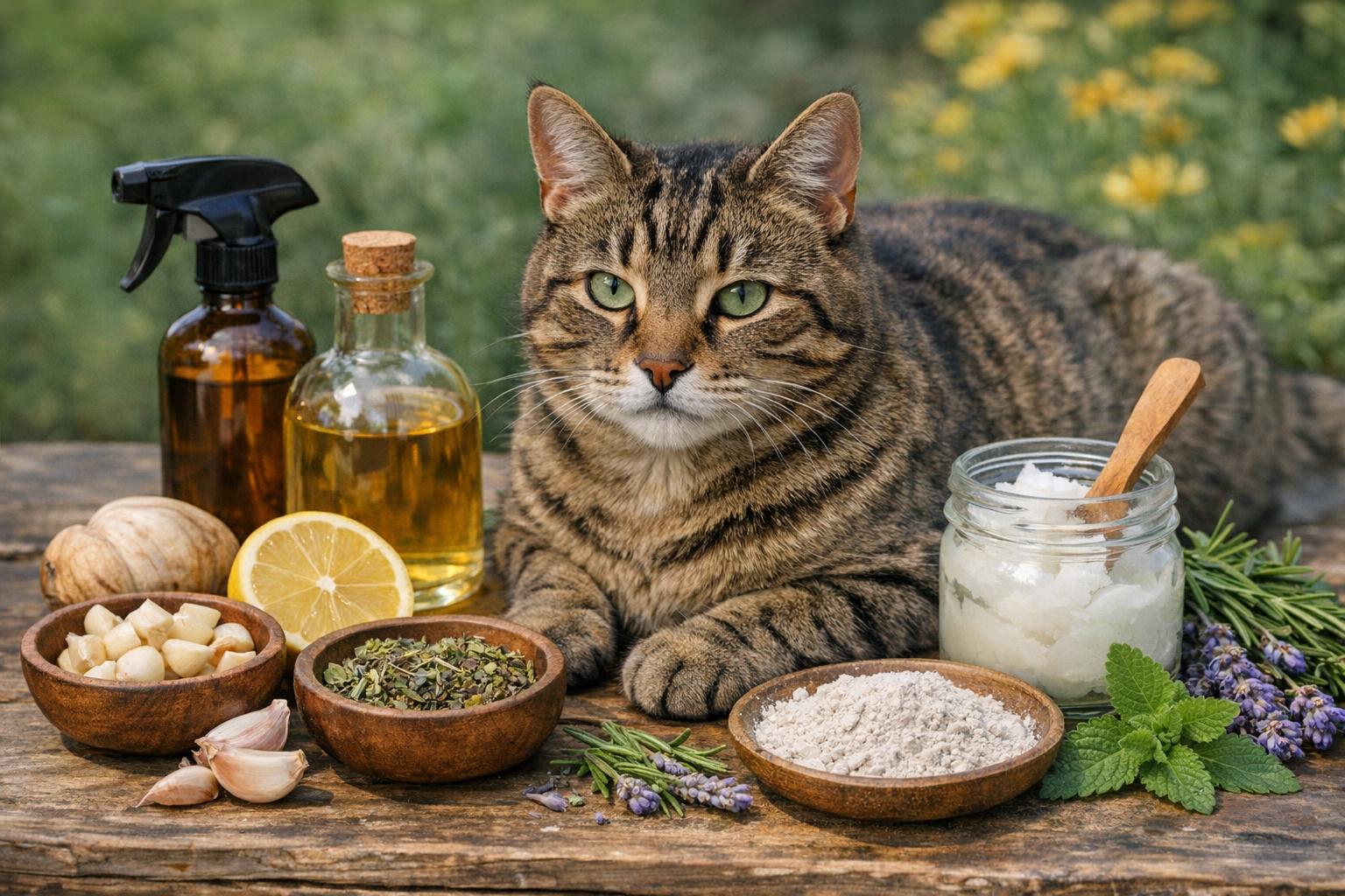 Natural Flea Defense For Cats Using Natural Home Remedies