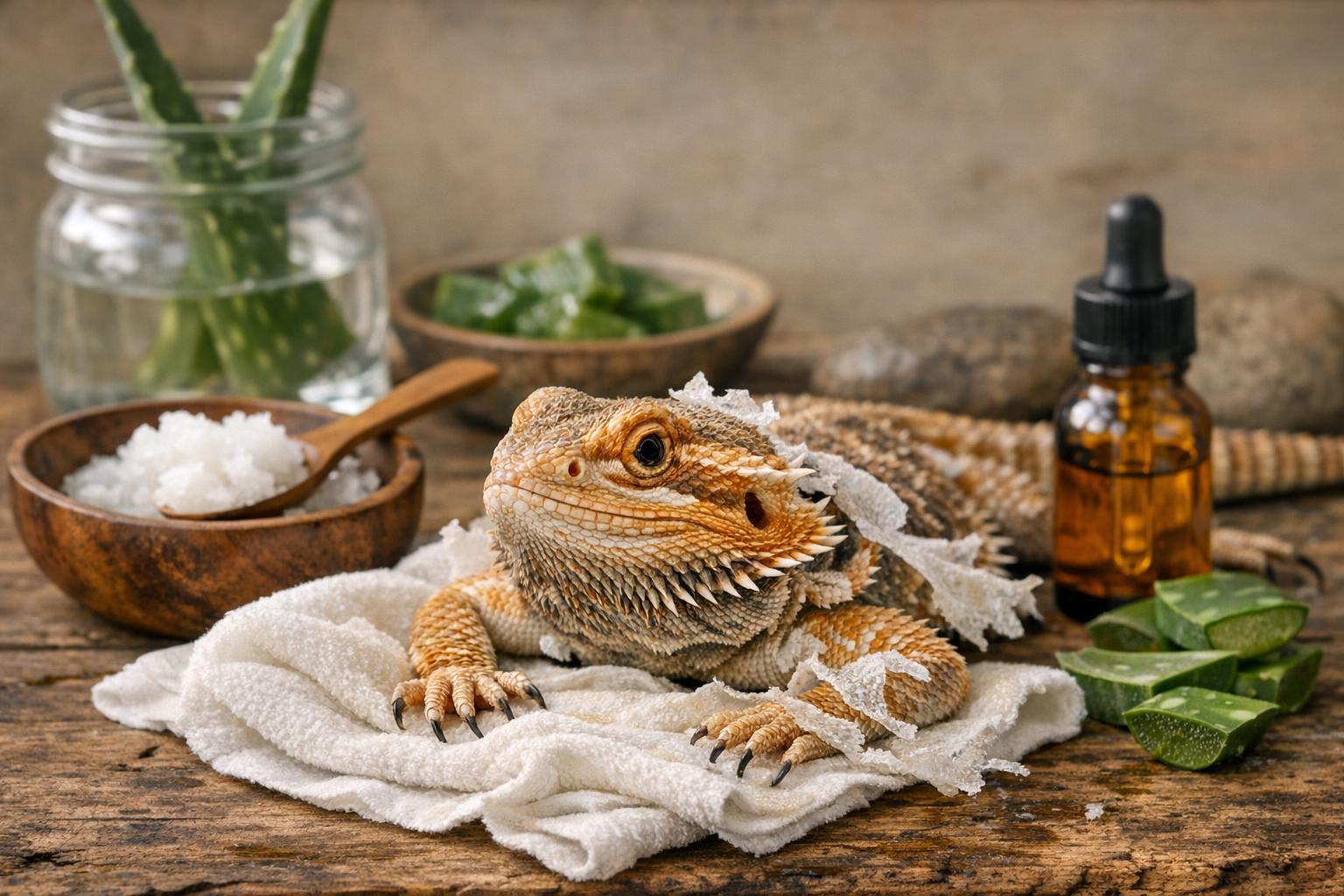 Reptile Dry Skin Home Remedy Helps Shedding Comfort