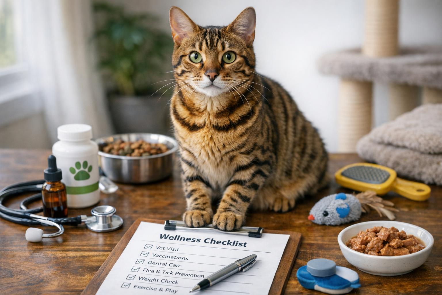 Cat Everyday Wellness Checklist for Preventive Care