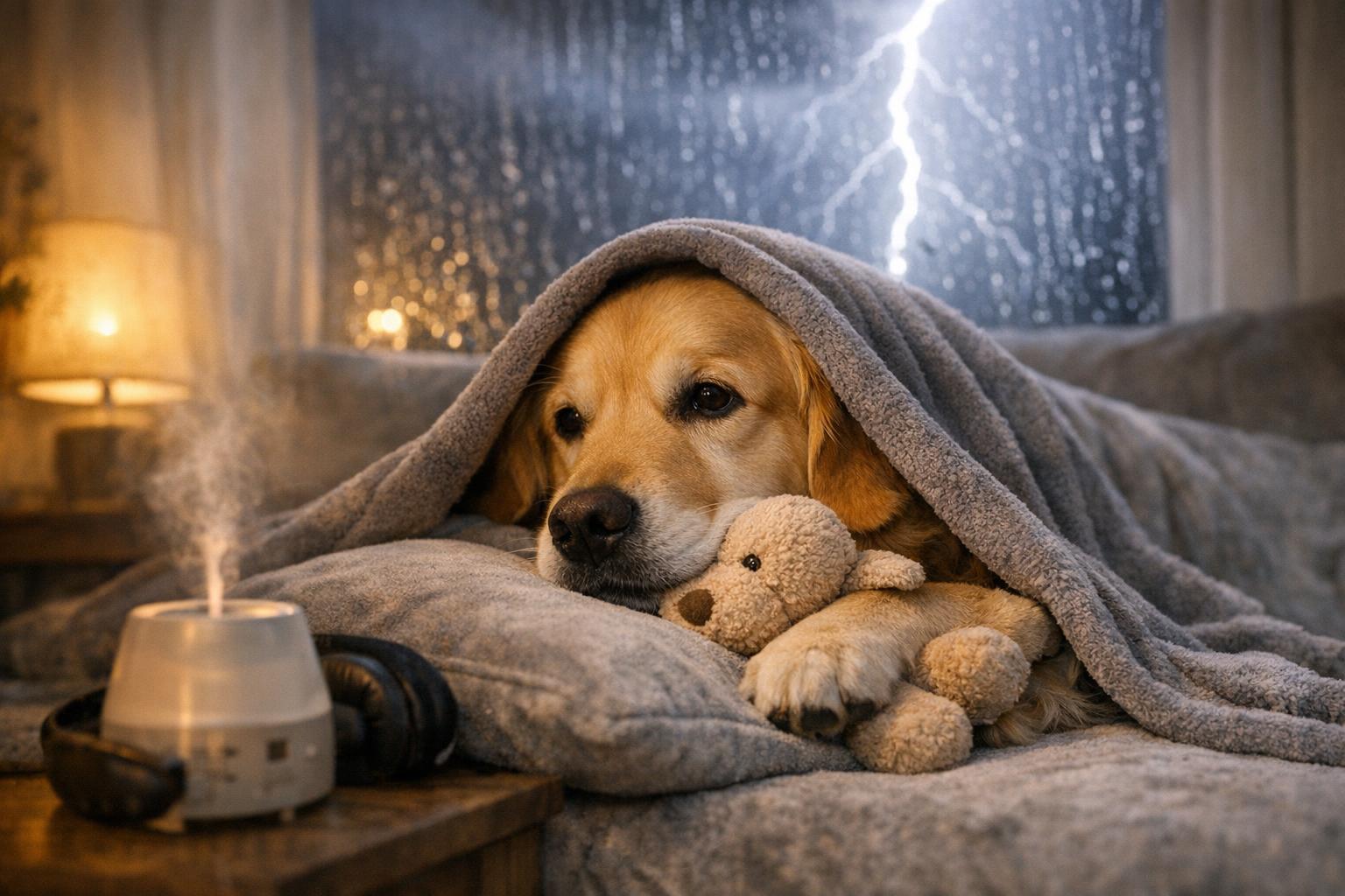 Calming Techniques For Dogs During Thunderstorms Overview